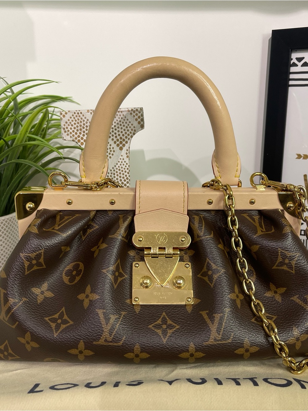 Louis Vuitton Monogram 2 Way Clutch